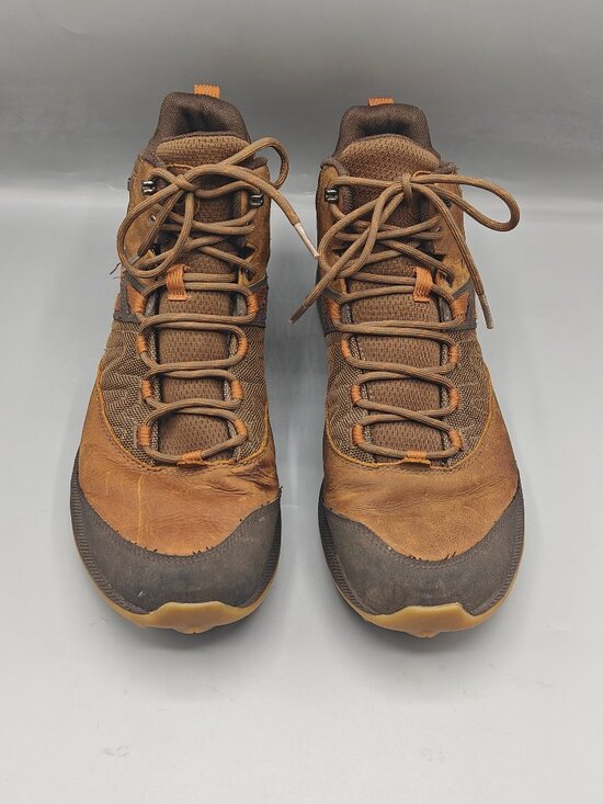 Merrell Zion Mid Waterproof Hiking Boots Men\'s Size 12US Brown J16887 Pre-Owned main image 8